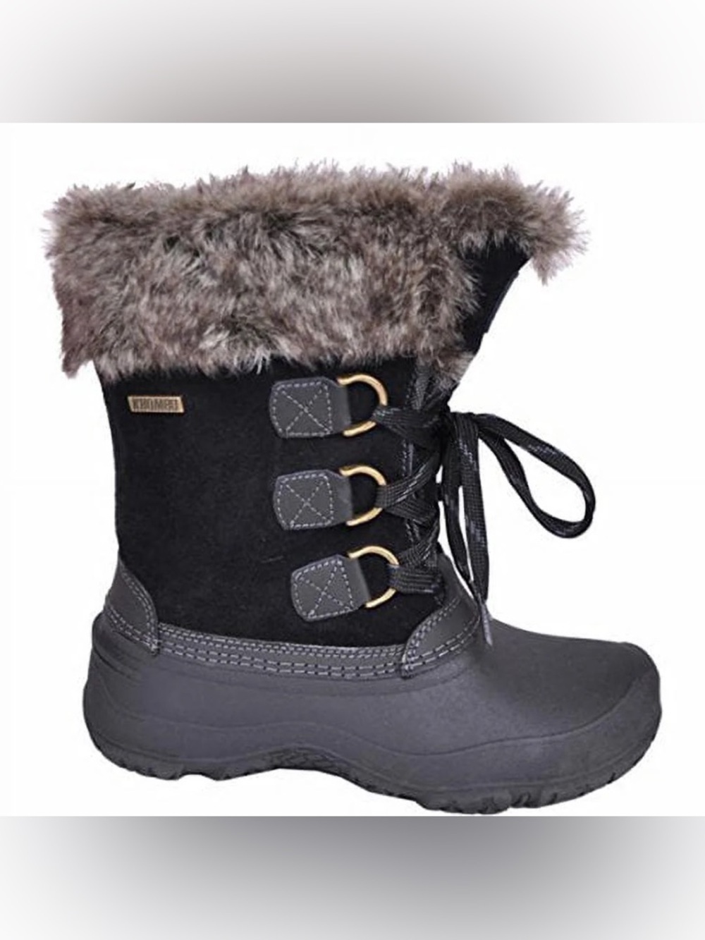 Women’s KHOMBU The Slope winter fur waterproof snow boots- Size 7